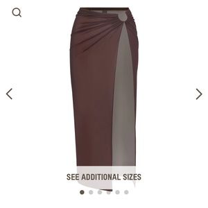 Skims mesh long sarong